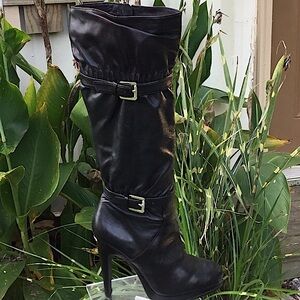Michael Kors Black Veronica Platform Boots